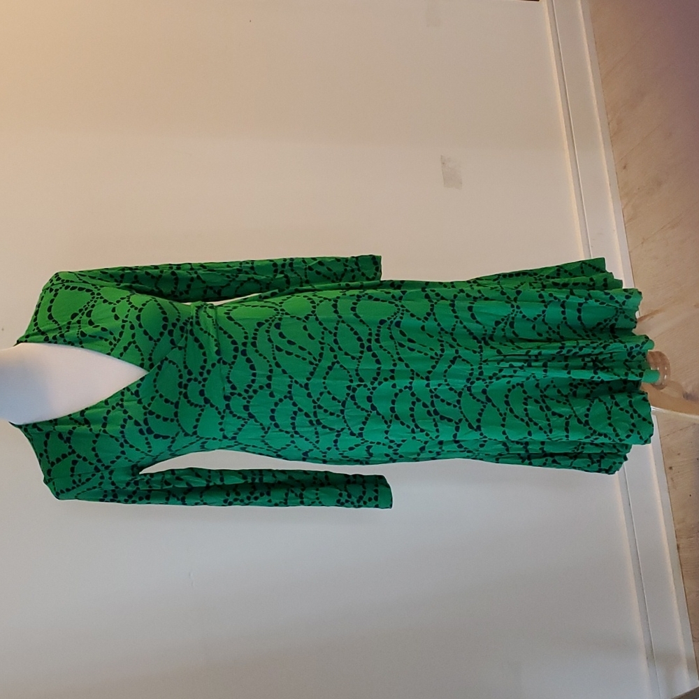 Borden Green Wrap Style Dress